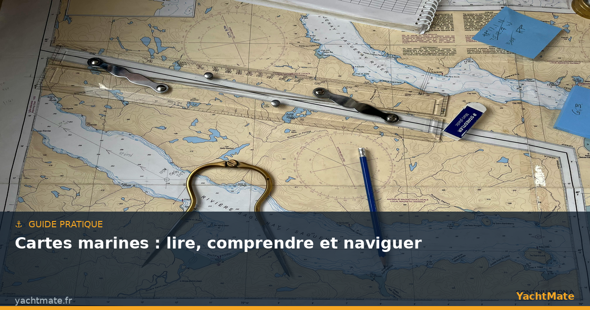 Cartes marines : lire, comprendre et naviguer en sécurité