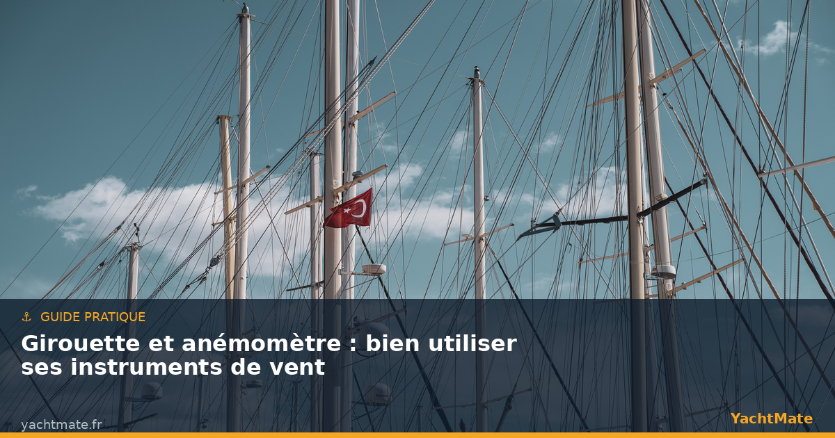 Girouette et anémomètre : bien utiliser ses instruments de vent