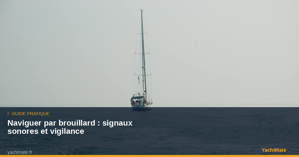 Naviguer par brouillard - signaux sonores et radar