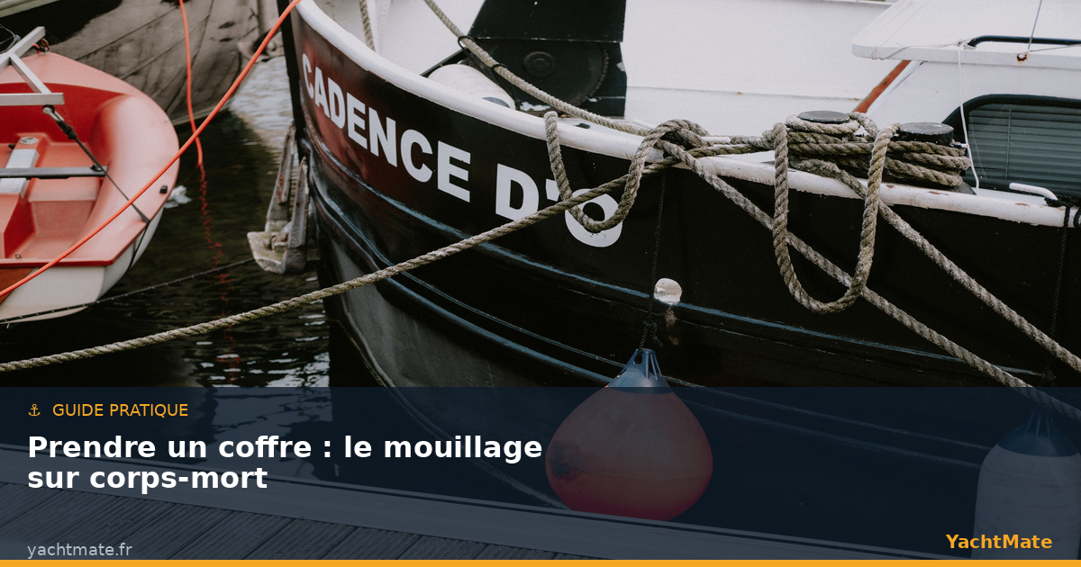 Prendre un coffre : réussir le mouillage sur corps-mort
