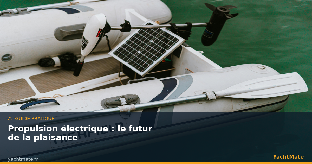 Propulsion électrique pour bateaux