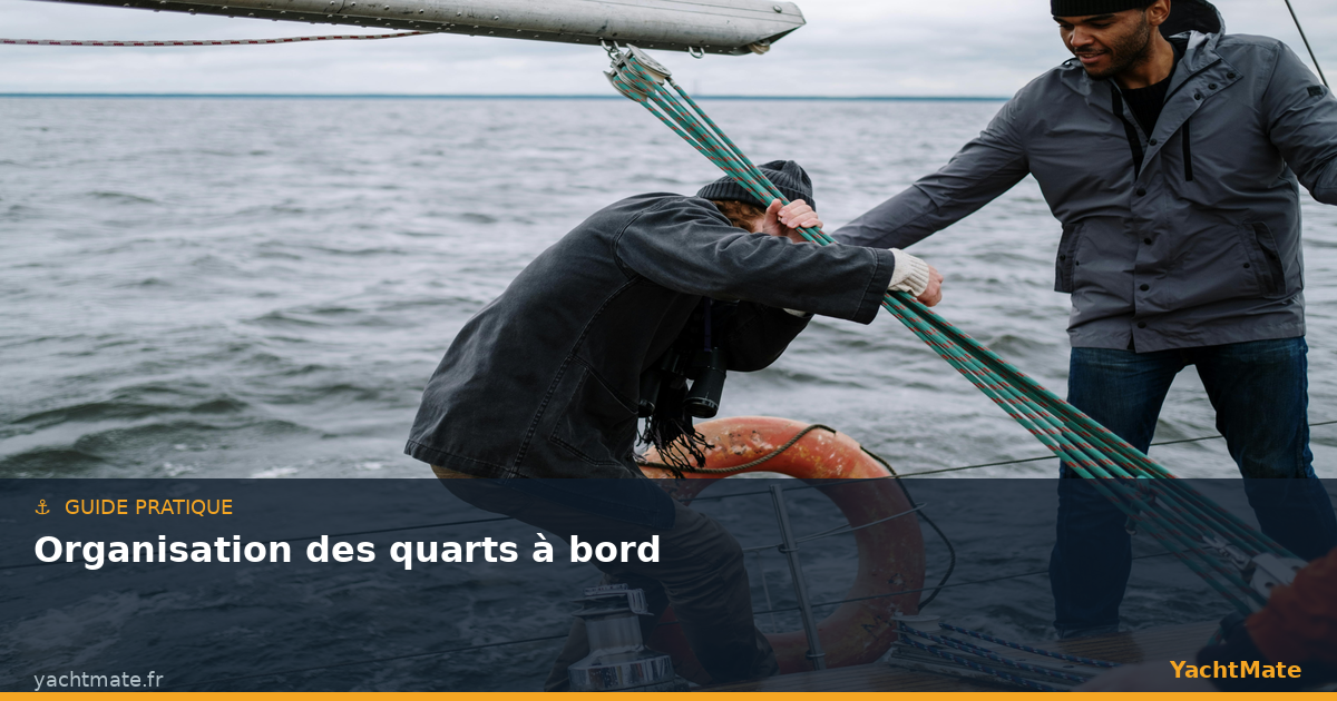 Organisation des quarts à bord en navigation hauturière