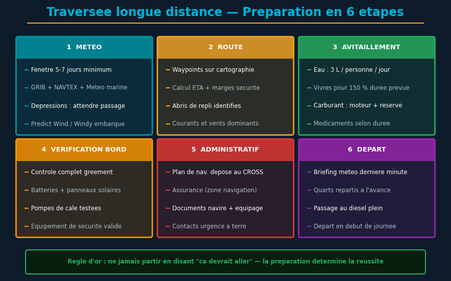 Préparer une traversée hauturière : Guide complet de passage en mer