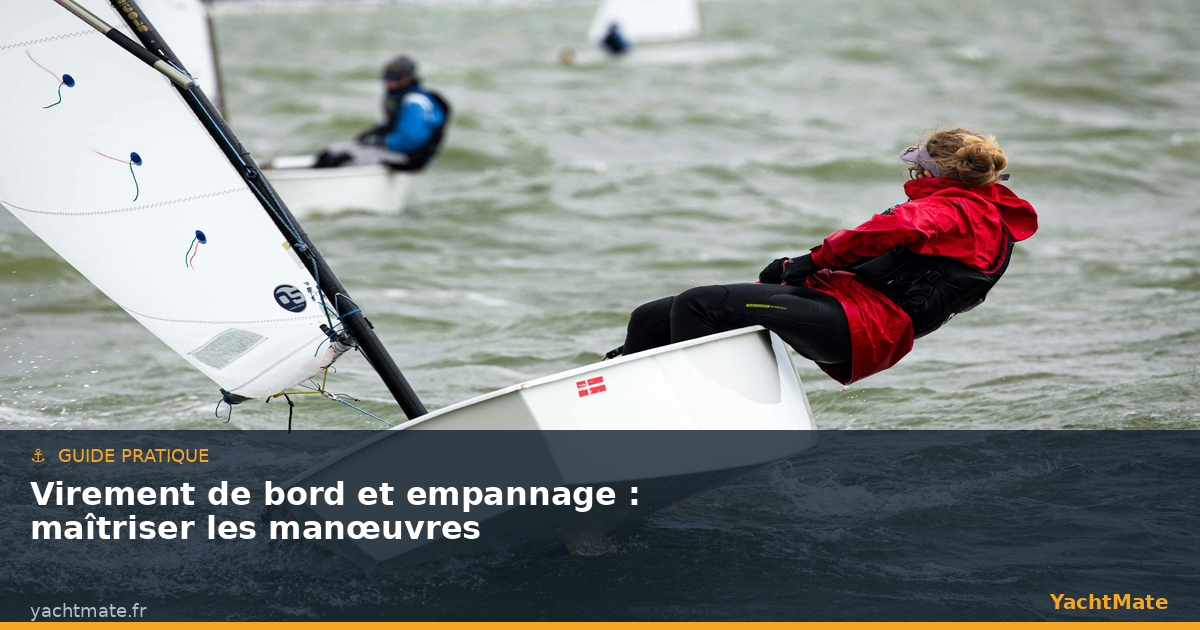 Virement de bord et empannage sur voilier